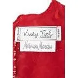 Vicky Tiel Red Lace Cocktail Dress | M